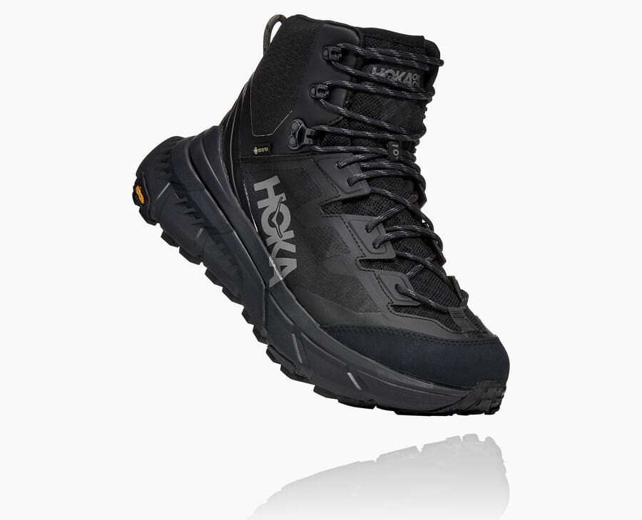 Botas De Montaña Hoka One One Hombre - Tennine Hike Gore-Tex - Negras - JOD489761